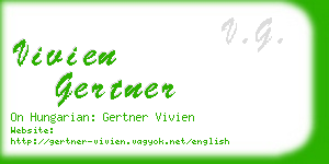 vivien gertner business card